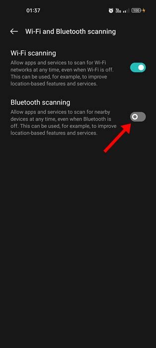 Шаг 3. Включение Bluetooth на телефоне и Apple TV.