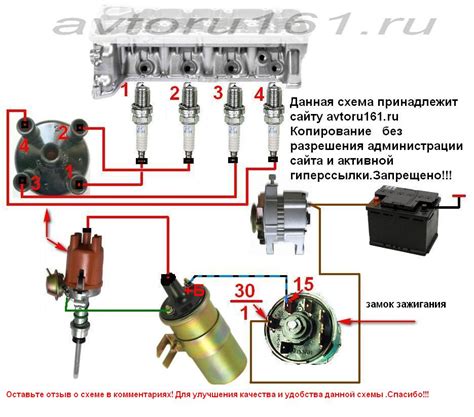 Эффективная схема подкючения выпускной катушки на автомобиль ВАЗ