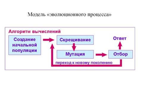  Генетические алгоритмы: имитация эволюционного процесса для развития и.и. 