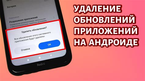  Обновление и удаление приложений на мобильном устройстве: дляставление и доступные опции 